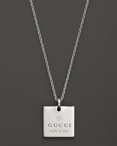 gucci square necklace